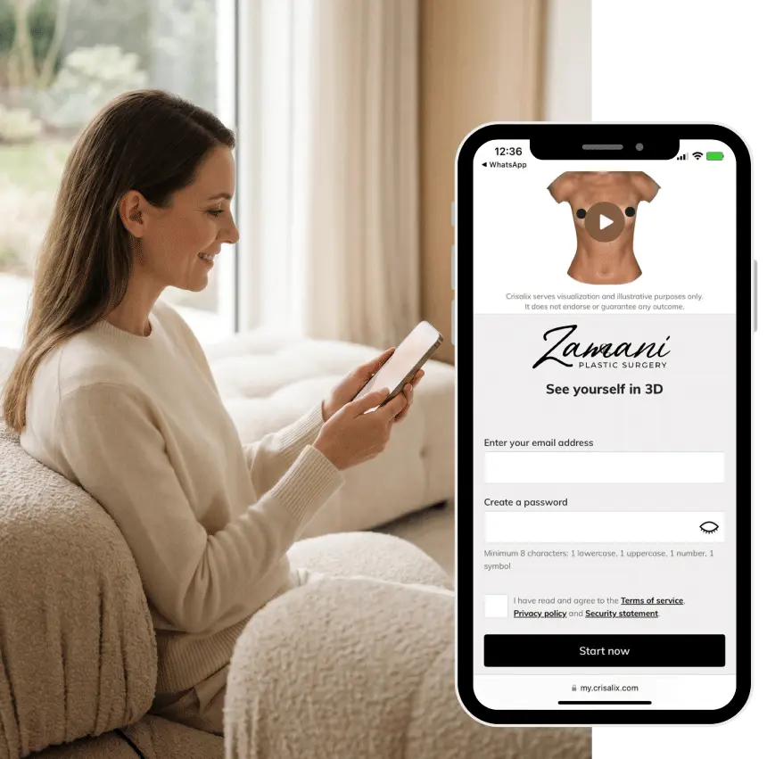 woman looking at phone screen
